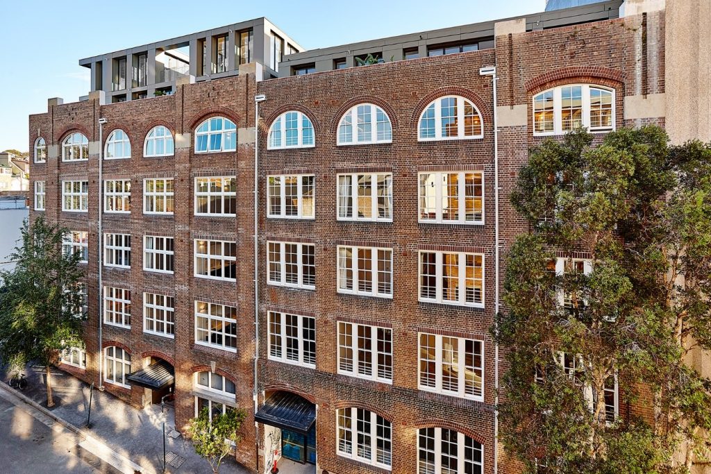 No.1 Lacey Factory adaptive re-use, 117 Kippax Street, Surry Hills