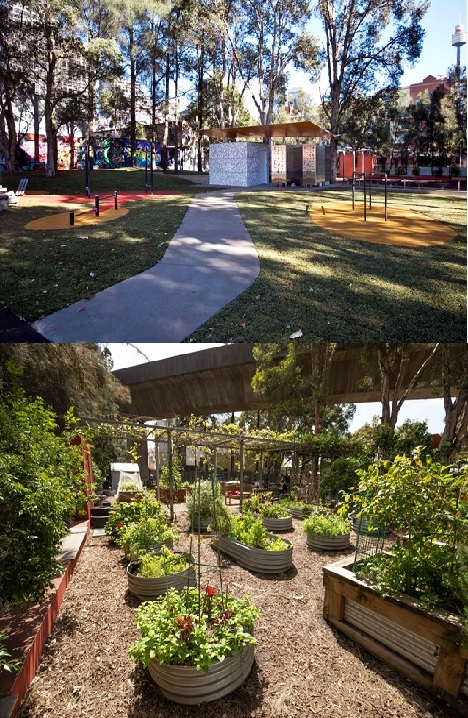 Bourke Street park and Ricketty Dick