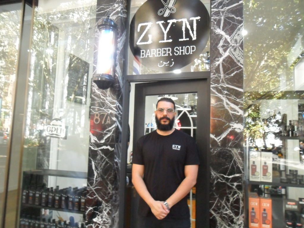 Zyn Barbershop : buzzing Macleay street, Potts Point